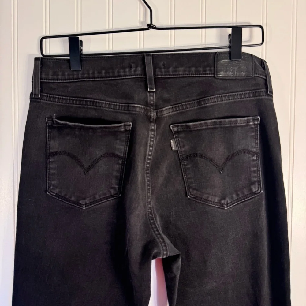 Levi’s Premium 311 Shaping Skinny Black Mid-Rise Womens Jeans Size 29 28” Inseam - Picture 7 of 13